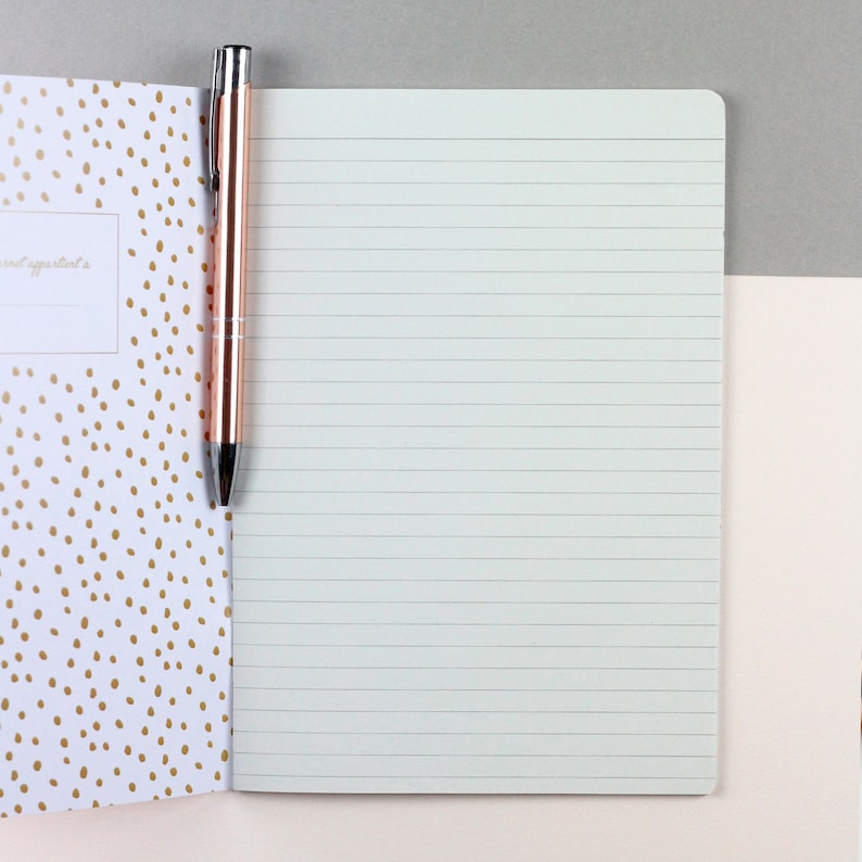 Carnet de notes A5 avec lignes - Boulangerie Paris