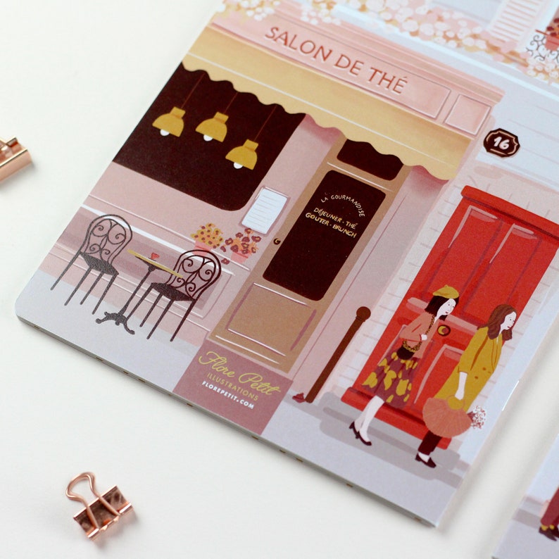 Carnet de notes A5 avec lignes - Boulangerie Paris