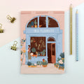 Carnet de notes A5 Fleuriste à Paris avec pages lignées