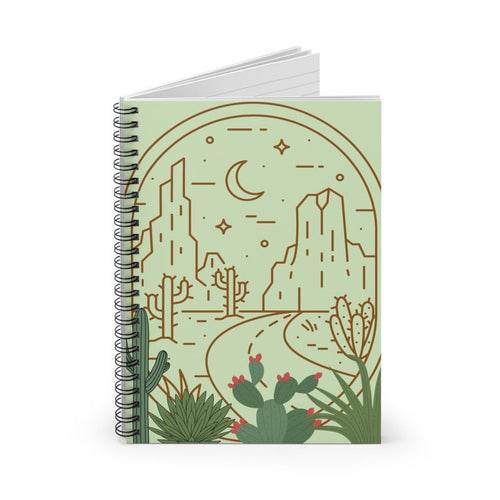 Cahier à spirale Design désert - Ligné 118 pages