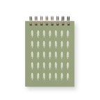 Carnet de notes à la limite des arbres - Mini carnet de poche, reliure spirale, pages blanches, 3x4 pouces