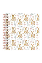 Cahiers à spirales lapin, lot de 2, 15 x 15 cm, 160 pages, non lignés