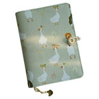 Goose Fabric Notebook Journal, A5 A6 Loose-Leaf Thread-Bound, Refillable Diary with 11 Inner Paper Styles