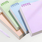 Carnet de notes quadrillé à feuilles mobiles 120 pages réutilisables