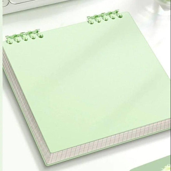 Carnet de notes quadrillé à feuilles mobiles 120 pages réutilisables