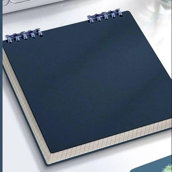 Carnet de notes quadrillé à feuilles mobiles 120 pages réutilisables