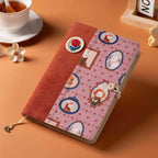 Corduroy Patchwork Journal Embroidered Flower Notebook A6 A5 Bunny Fabric Notepad Refillable Traveler's Notebook