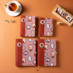 Corduroy Patchwork Journal Embroidered Flower Notebook A6 A5 Bunny Fabric Notepad Refillable Traveler's Notebook