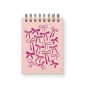 Carnet de notes motif nœud 3x4 pouces - Bloc-notes reliure spirale pages blanches