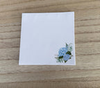 Post-it Fleurs Bleues 40 Feuilles - Notes Autocollantes Personnalisables