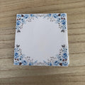 Post-it Fleurs Bleues 40 Feuilles - Notes Autocollantes Personnalisables