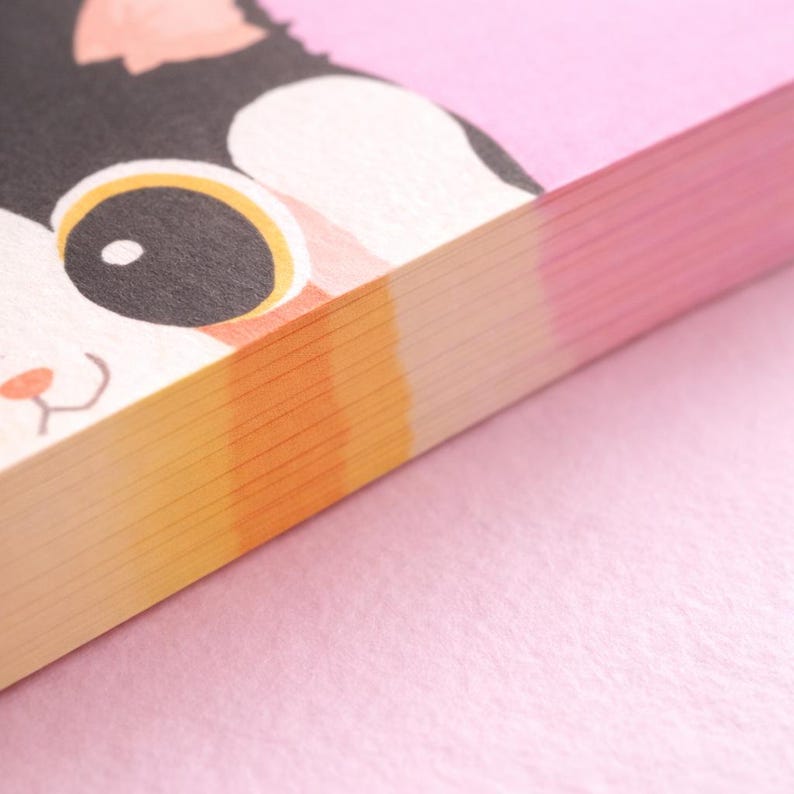 Kit Auto-adhésifs Chat Kawaii – Blocs-notes pour Agenda 7,62 cm