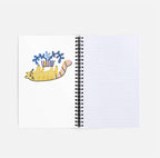 Carnet de notes A5 à spirales, 80 pages, motif chats