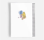 Carnet de notes A5 à spirales, 80 pages, motif chats