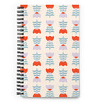 Cahier d'art folklorique - Tulipes scandinaves crème - 140 pages en pointillés