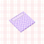 Lot de 6 Post-it Groovy Rétro 3x3 - Blocs-notes Esthétiques Pastel en Damier Ondulé - Fournitures de Bureau