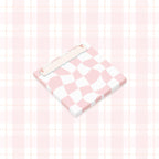 Lot de 6 Post-it Groovy Rétro 3x3 - Blocs-notes Esthétiques Pastel en Damier Ondulé - Fournitures de Bureau